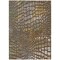 Edge Collections - 9' x 12' - Brown - Abstract for Indoor and Outdoor Use Washable Area Rug - 1 Piece